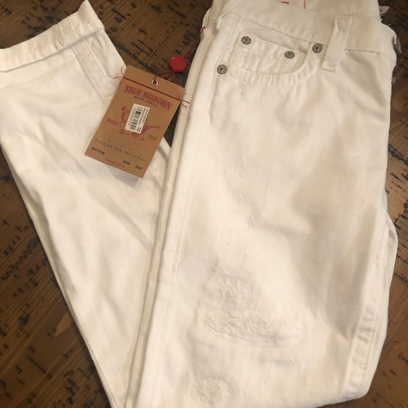 NWT! White True Religion Brianna BF Women’s Jeans - Picture 1 of 6